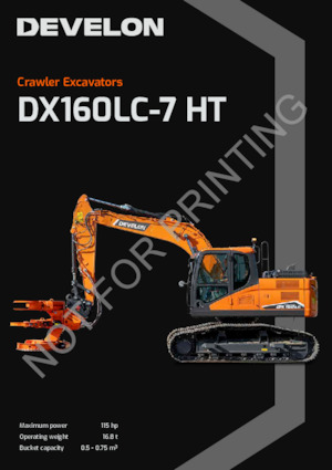 Escavatori cingolati Develon DX160LC-7-HT