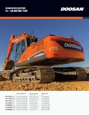 Escavatori cingolati Doosan DX170LC-5