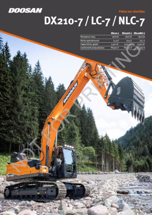 Escavatori cingolati Doosan DX210-7