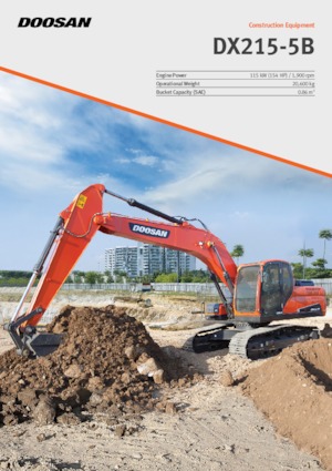 Escavatori cingolati Doosan DX215-5B