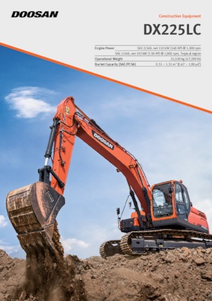 Escavatori cingolati Doosan DX225LC