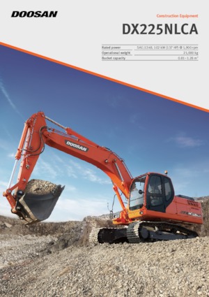 Escavatori cingolati Doosan DX225NLCA