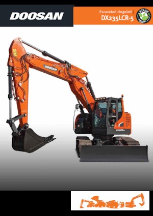 Escavatori cingolati Doosan DX235LCR-5