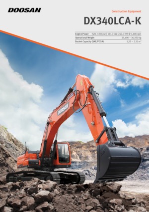 Escavatori cingolati Doosan DX340LCA-K