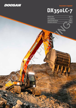 Escavatori cingolati Doosan DX350LC-7