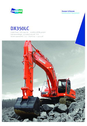 Escavatori cingolati Doosan DX350LC