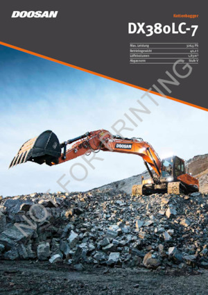 Escavatori cingolati Doosan DX380LC-7