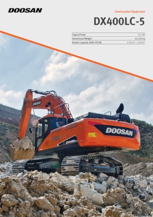 Escavatori cingolati Doosan DX400LC-5