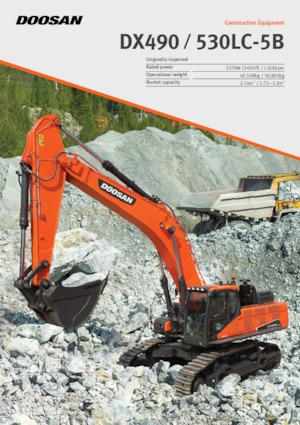 Escavatori cingolati Doosan DX490LC-5B