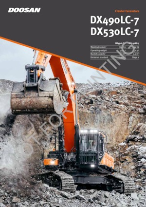 Escavatori cingolati Doosan DX530LC-7