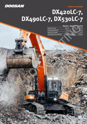 Escavatori cingolati Doosan DX530LC-7
