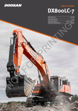 Escavatori cingolati Doosan DX800LC-7