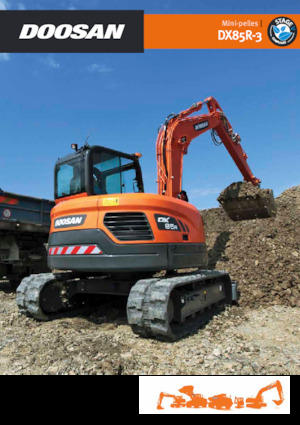 Escavatori cingolati Doosan DX85R-3