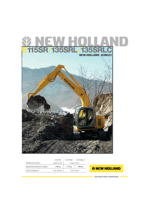 Escavatori cingolati New Holland E 115 SR