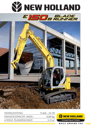 Escavatori cingolati New Holland E 150 B Blade Runner