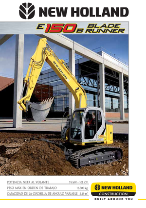Escavatori cingolati New Holland E 150 B Blade Runner
