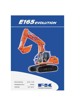 Escavatori cingolati Fiat Kobelco E 165 LCT