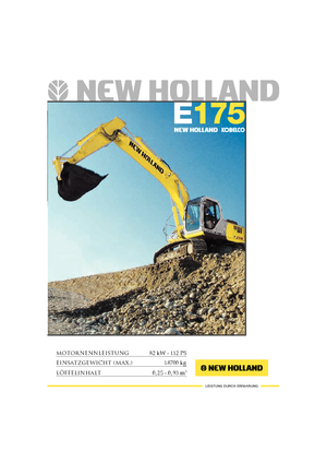 Escavatori cingolati New Holland E 175