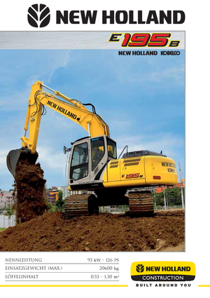 Escavatori cingolati New Holland E 195 B EL