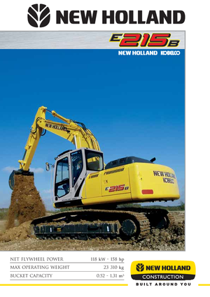 Escavatori cingolati New Holland E 215 B EL