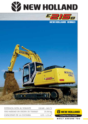 Escavatori cingolati New Holland E 215 B EL
