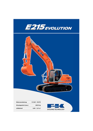 Escavatori cingolati Fiat Kobelco E 215 LCM