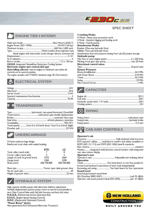 Escavatori cingolati New Holland E230C SR