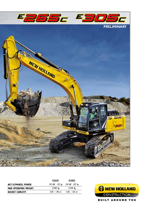Escavatori cingolati New Holland E305C