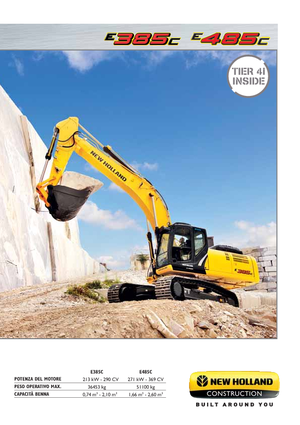 Escavatori cingolati New Holland E385C LC