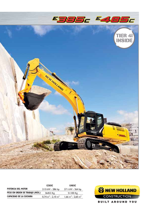 Escavatori cingolati New Holland E385C LC