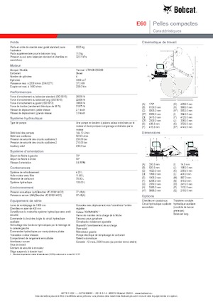 Escavatori cingolati Bobcat E 60