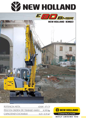Escavatori cingolati New Holland E 80 B MSR