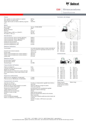 Escavatori cingolati Bobcat E 80