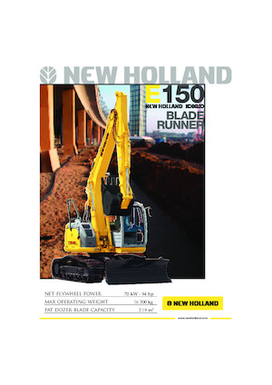 Escavatori cingolati New Holland E150 Blade Runner