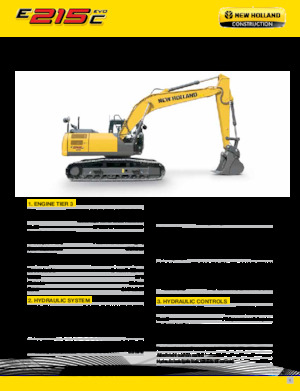 Escavatori cingolati New Holland E215C EVO