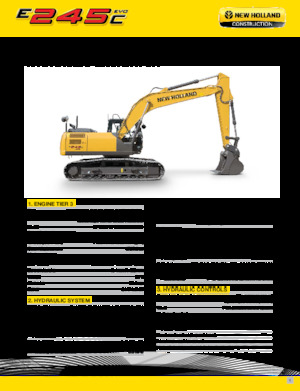 Escavatori cingolati New Holland E245C EVO