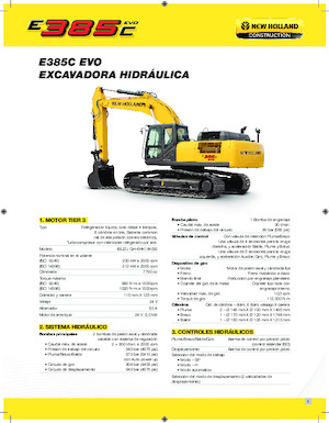Escavatori cingolati New Holland E385C EVO
