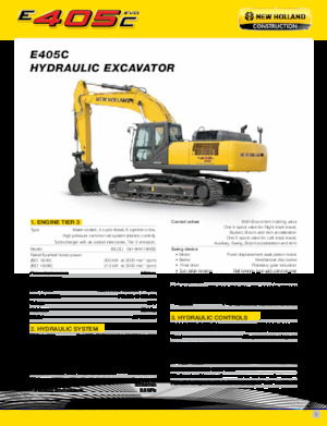 Escavatori cingolati New Holland E405C EVO