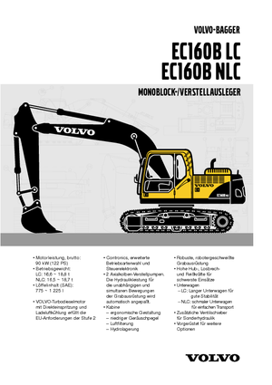 Escavatori cingolati Volvo EC160BNLC