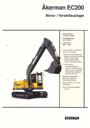 Escavatori cingolati Akerman-Volvo EC 200