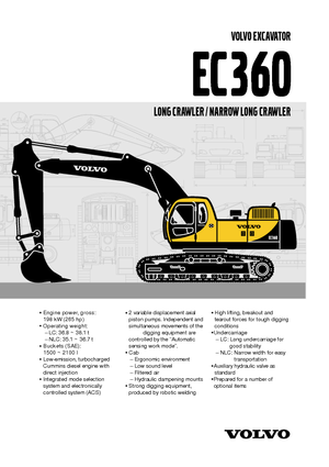 Escavatori cingolati Volvo EC360NLC