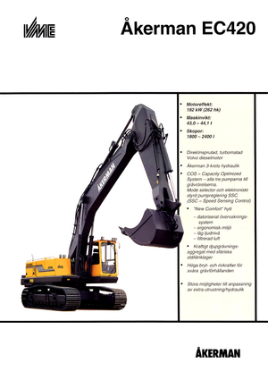 Escavatori cingolati Akerman-Volvo EC 420