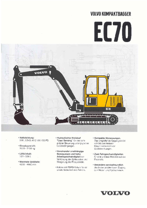 Escavatori cingolati Volvo EC70