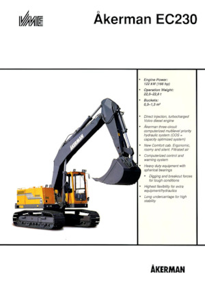 Escavatori cingolati Akerman-Volvo EC230
