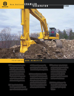 Escavatori cingolati New Holland EC450