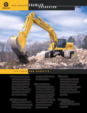 Escavatori cingolati New Holland EC600