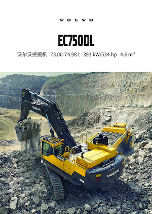 Escavatori cingolati Volvo EC750DL