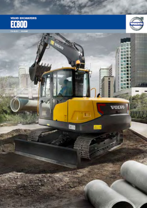Escavatori cingolati Volvo EC80D