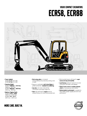 Escavatori cingolati Volvo ECR88