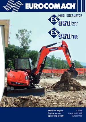Escavatori cingolati Eurocomach ES 850 ZT